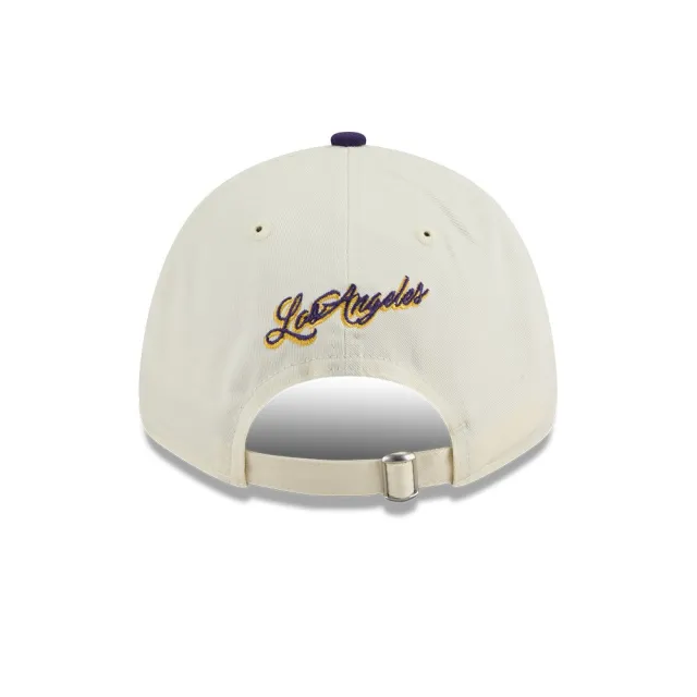 【NEW ERA】NEW ERA D593 940 LEAGUE MIX GAME DAY 洛杉磯湖人 白/紫 男 女 (NE14889163)