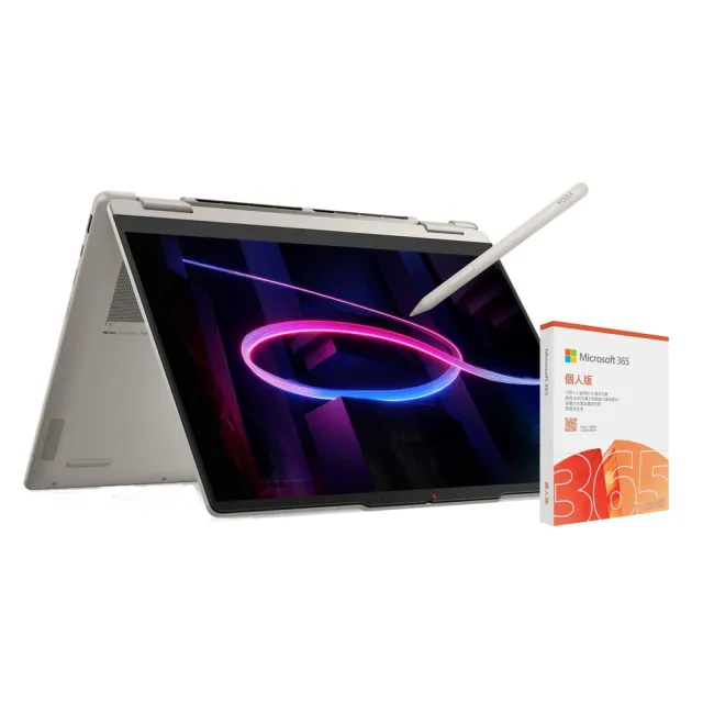 【Lenovo】微軟M365一年組★14吋Ultra 5輕薄觸控AI筆電(Yoga 7 2-in-1/Ultra 5-325/24G/1TB/W12/OLED)