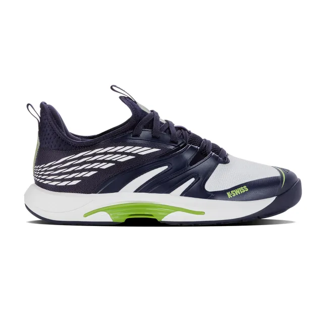 【K-SWISS】輕量進階網球鞋 匹克球鞋 SpeedTrac-男-藍/萊姆綠(07392-967)