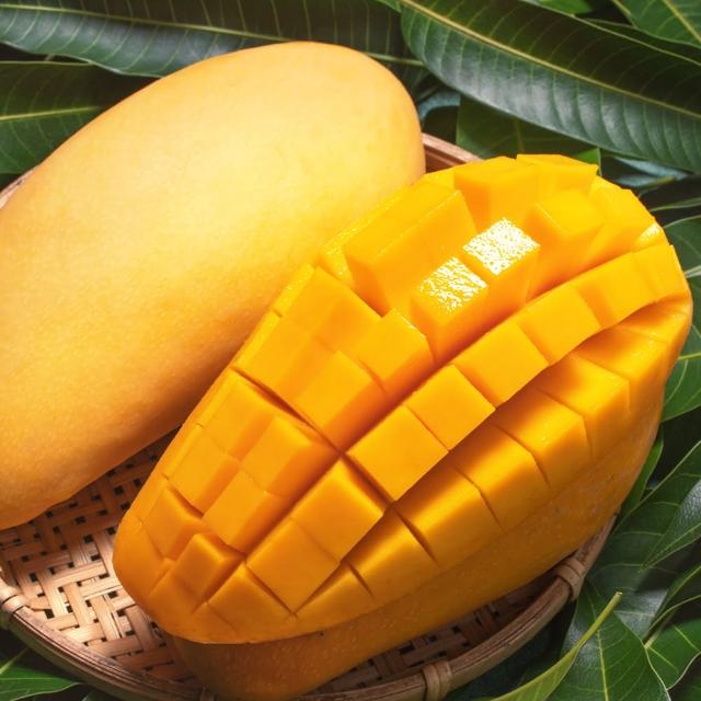 【初品果】台南金煌芒果含箱10斤6-9顆x1箱(巨無霸芒果)