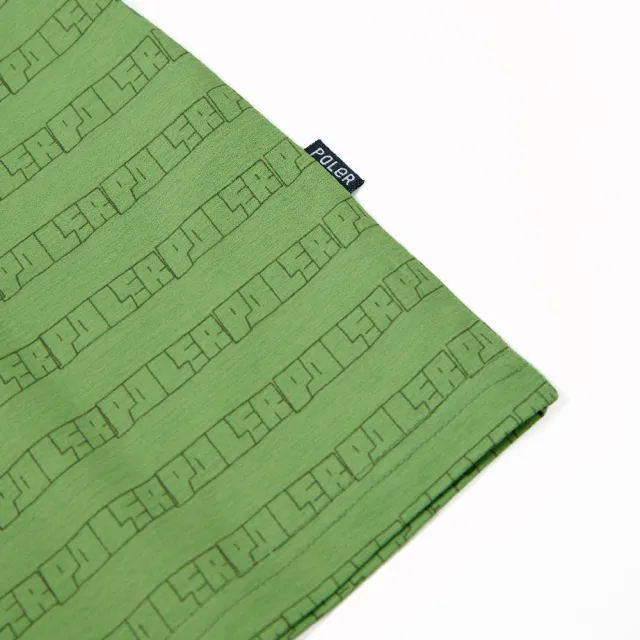 【POLER STUFF】日本限定 STRIPE QUICK DRY TEE 條紋機能速乾T恤 UV防曬T 條紋綠