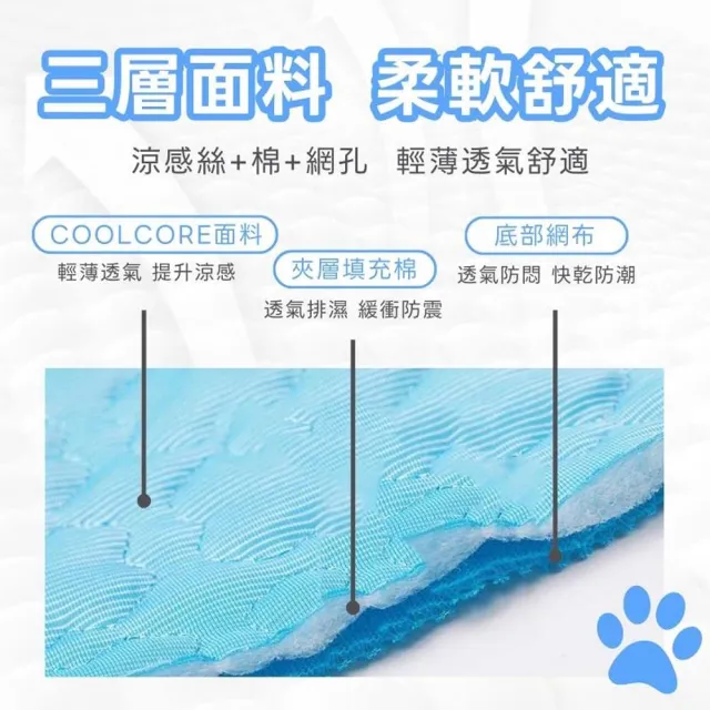 【享屋】寵物涼感墊-L號(寵物涼墊 寵物墊 寵物冰墊 冰墊 寵物睡墊 寵物涼感床 寵物涼感墊)