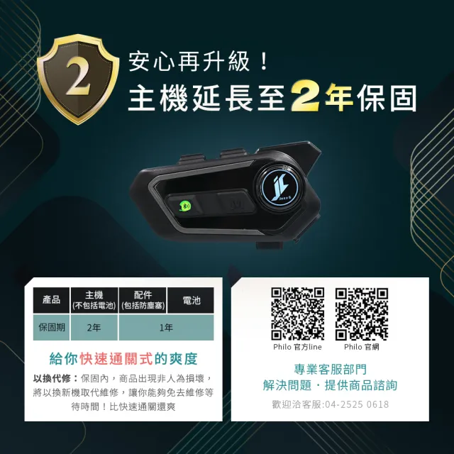 【Philo 飛樂】Jazz6 高通5.3 安全帽藍牙耳機 (6人群聊/全混音/環島機車裝備/車隊群聊)
