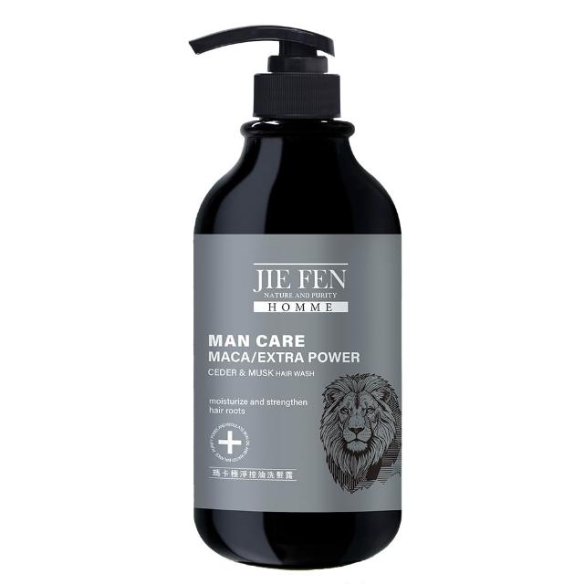 【Jie Fen 潔芬】瑪卡費洛控油香氛洗髮露 750ml(添加祕魯瑪卡 全台灣研發、製造)