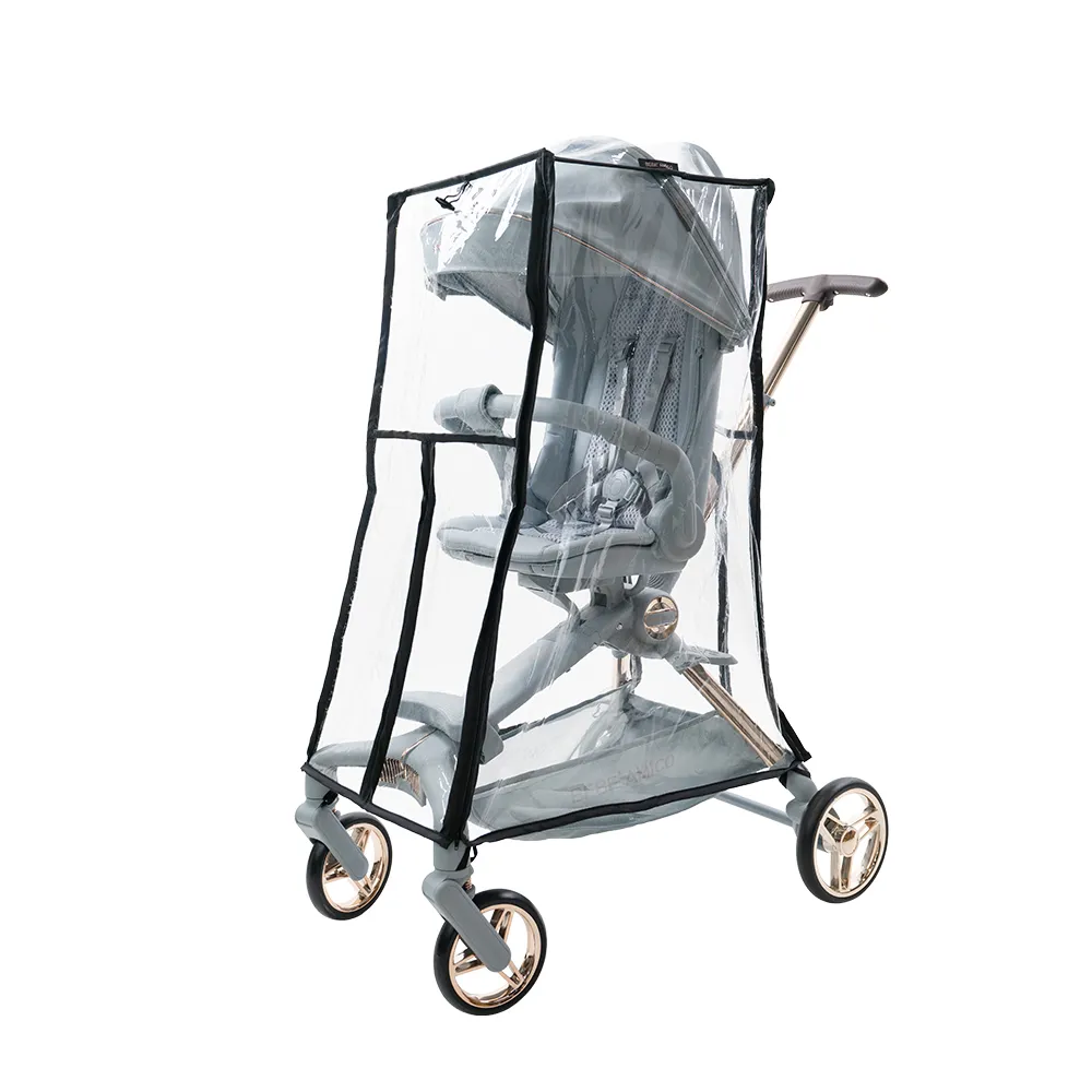 BEBE Amico】全罩通用型拉鍊雙開推車雨罩(適用X7) - momo購物網- 好評