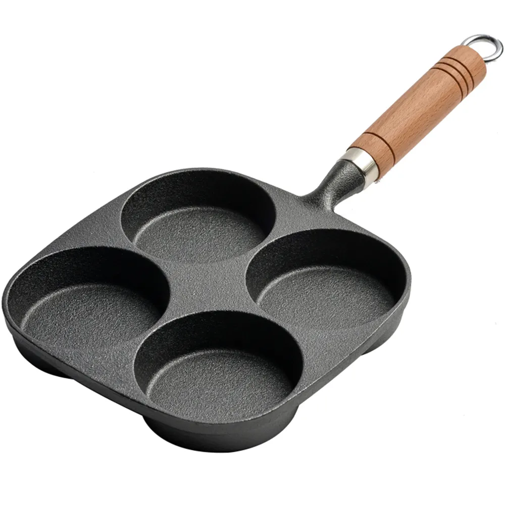 【居家家】加深煎蛋模具鑄鐵家用煎蛋鍋-煎蛋器-蛋糕模具-不粘平底鍋