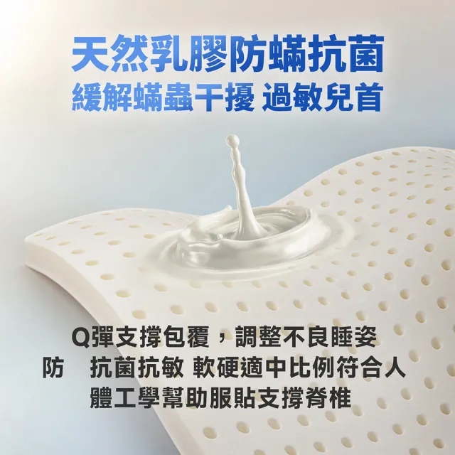【Lunio】標準單人石墨烯乳膠高碳錳獨立筒床+枕3尺x6.2尺x24cm-Quantum Max