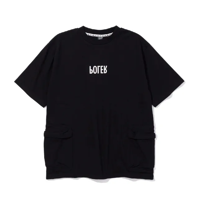 【POLER STUFF】日本限定 OUTSIDE POCKET SUMMIT TEE 大口袋山岳T恤 黑