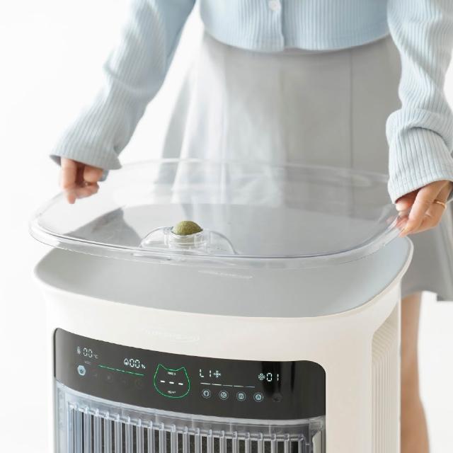 【soleusair 舒樂氏】吸毛大師 寵物空氣清淨機專用配件 貓草球+貓盤