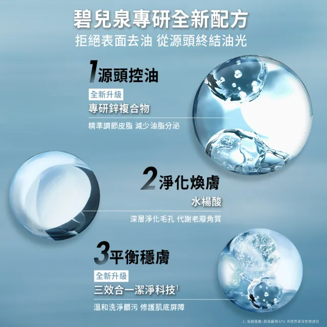 【Biotherm 碧兒泉】長效控油煥膚潔面乳 125ml(BIOTHERM洗面乳)