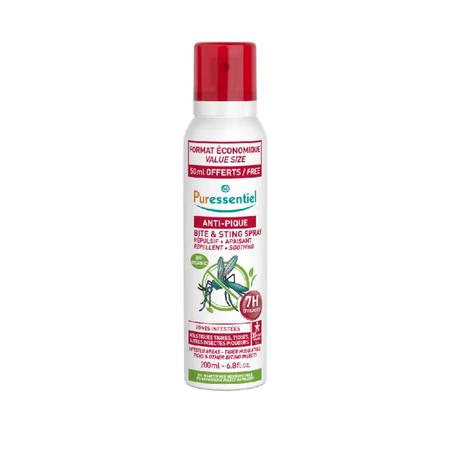 【Puressentiel 璞萃】E°5 全效防護 防蚊精油噴霧 200ml (全身加強型)(HEBBD)