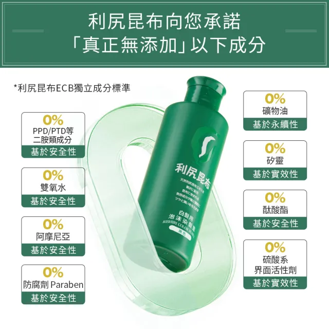 【Sastty】利尻昆布白髮用泡沫染髮露200mlx1入(3色任選/植萃成分/上色均勻不留白)