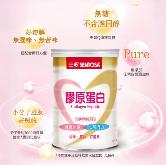 【SENTOSA 三多】膠原蛋白3入組(共900g)