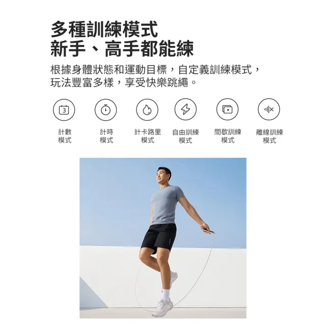 【小米】米家 智能跳繩2(陸版 跳繩 無繩 有繩 電子 計數 負重球 甩球 健身 燃脂)