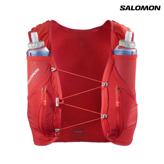 【salomon】ADV SKIN 12 水袋背包組 火焰紅