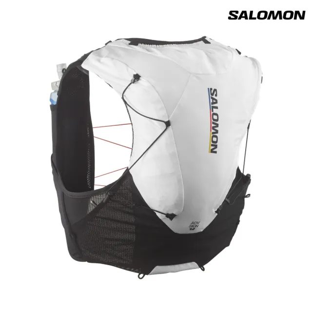 【salomon】ADV SKIN 12 RACE FLAG 水袋背包組 黑/白