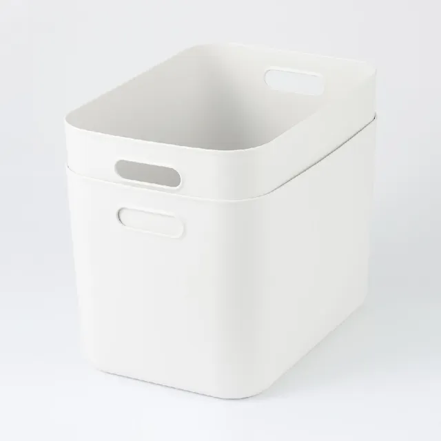 【MUJI 無印良品】軟質聚乙烯收納盒/大 約寬25.5×深36×高24cm(5入組)