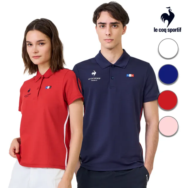 【LE COQ SPORTIF 公雞】短袖POLO衫 男女款 4色 LWX21042_LWX22042