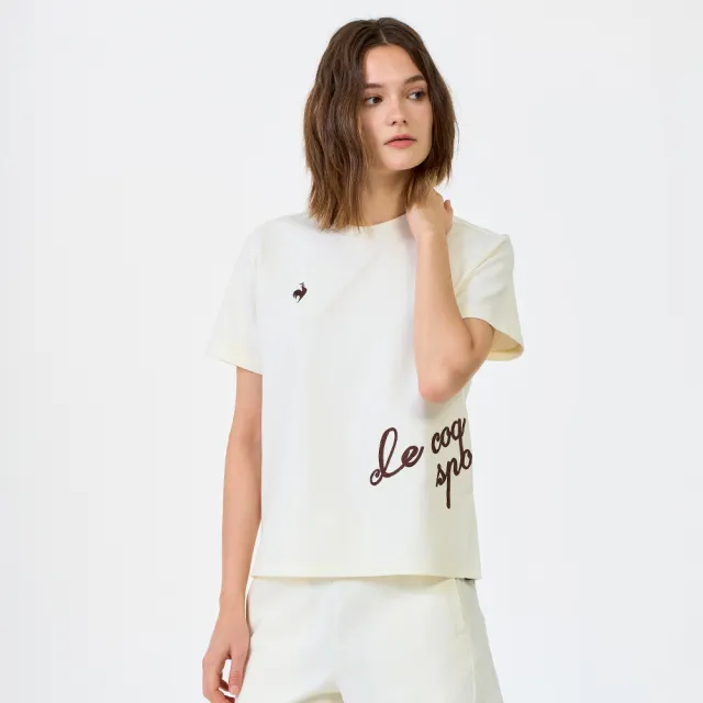 【LE COQ SPORTIF 公雞】抗UV短袖T恤 男女款 3色 LWX23001