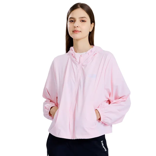 【LE COQ SPORTIF 公雞】抗UV 防潑水防風外套 男女款 4色 LWX61062_LWX62062
