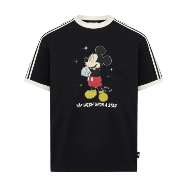【adidas 愛迪達】男 MICKEY WISH TEE 短袖上衣 - KT7774