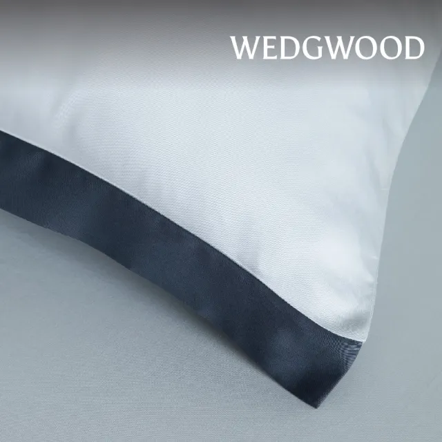 【WEDGWOOD】100%天絲簡約素色/限量印花 床包枕套三件組(雙人任選)