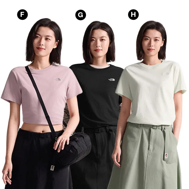 【The North Face】中性款吸濕排汗短袖T恤(多款任選)