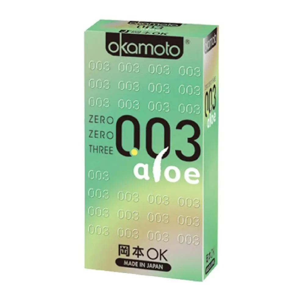【okamoto 岡本】ALOE 超潤蘆薈極薄保險套(6入裝)