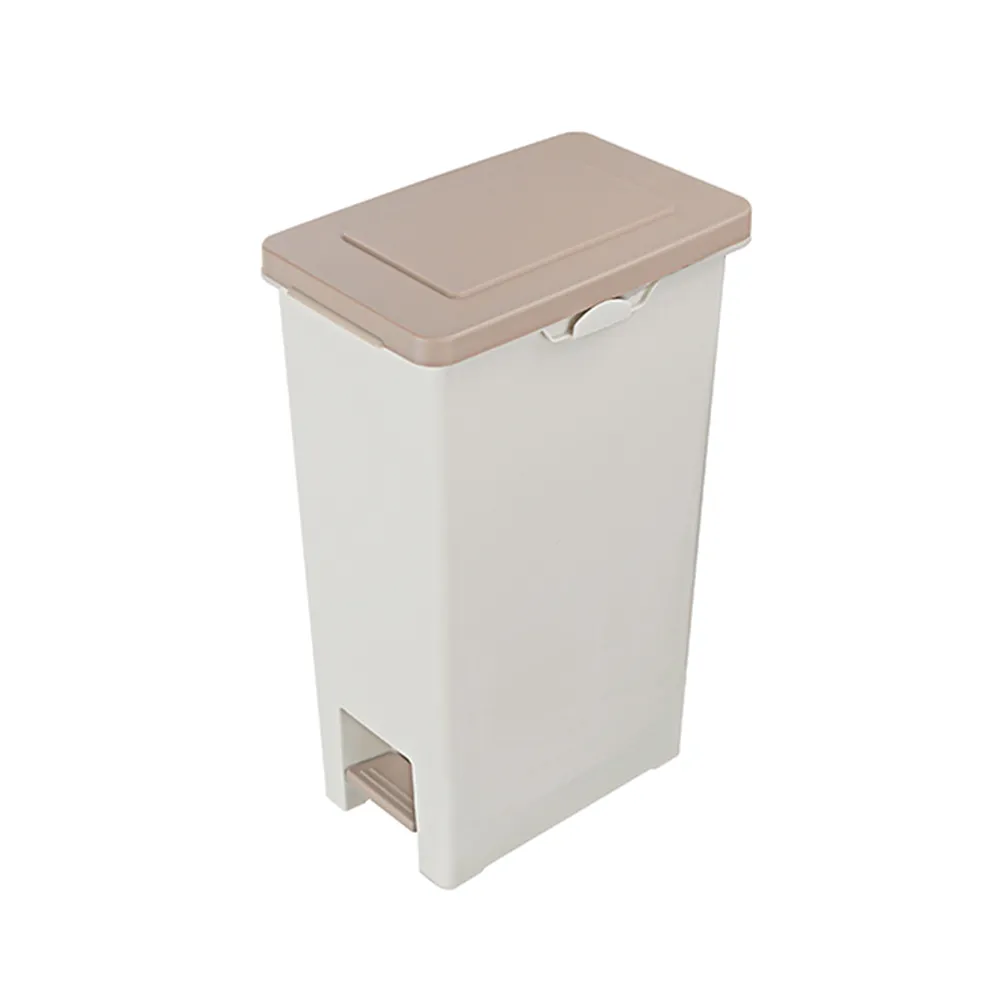 【KEYWAY 聯府】VO028 長島腳踏式垃圾桶-28L(MIT台灣製造/踩踏式垃圾桶/腳踏垃圾桶/腳踏彈蓋垃圾桶)