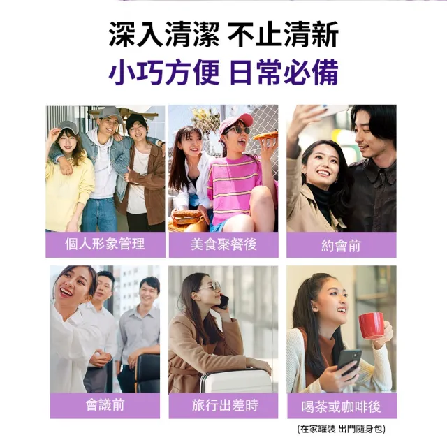 【Listerine 李施德霖】全效護理/薄荷無酒精漱口水隨身包(10mlx15包)