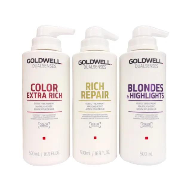 【GOLDWELL 歌薇】60秒髮膜 500ml(公司貨)