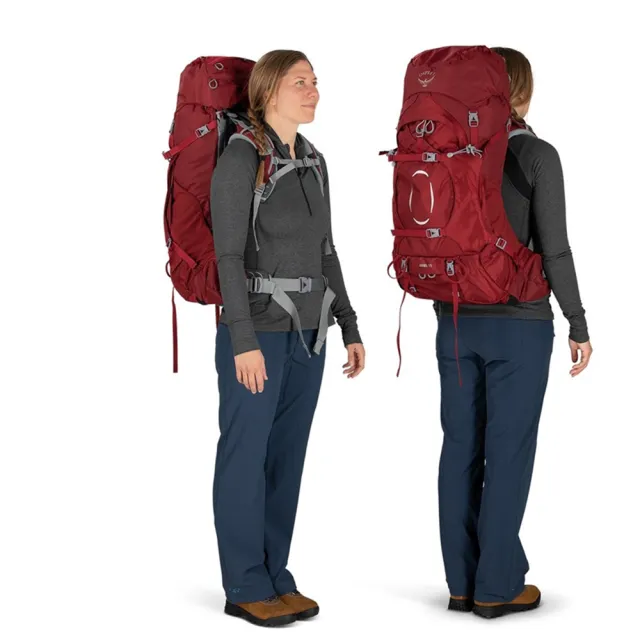 【Osprey】雙11 Ariel 55 登山背包 女 55L 10002959陶瓷藍 10002884/10002885黑
