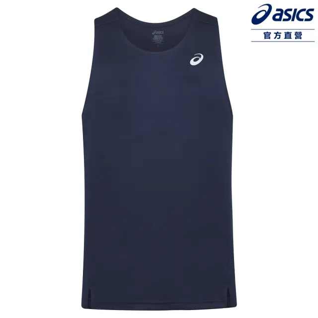 【asics 亞瑟士】背心 男款 亞洲版 跑步上衣 2011D843-400