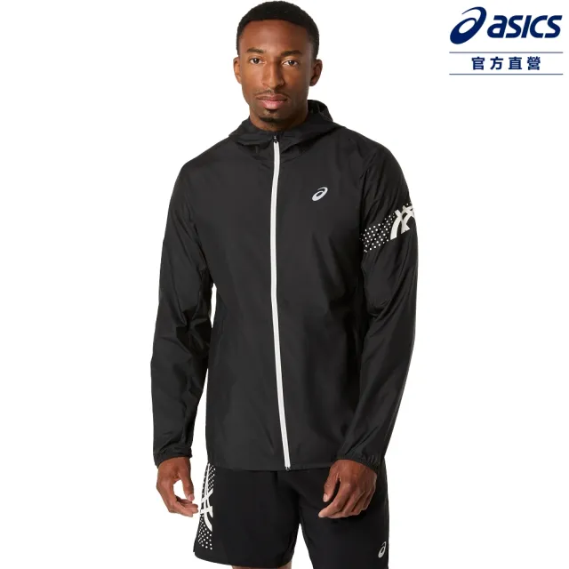【asics 亞瑟士】ICON 平織外套 男款 海外版 跑步外套 2011D456-001