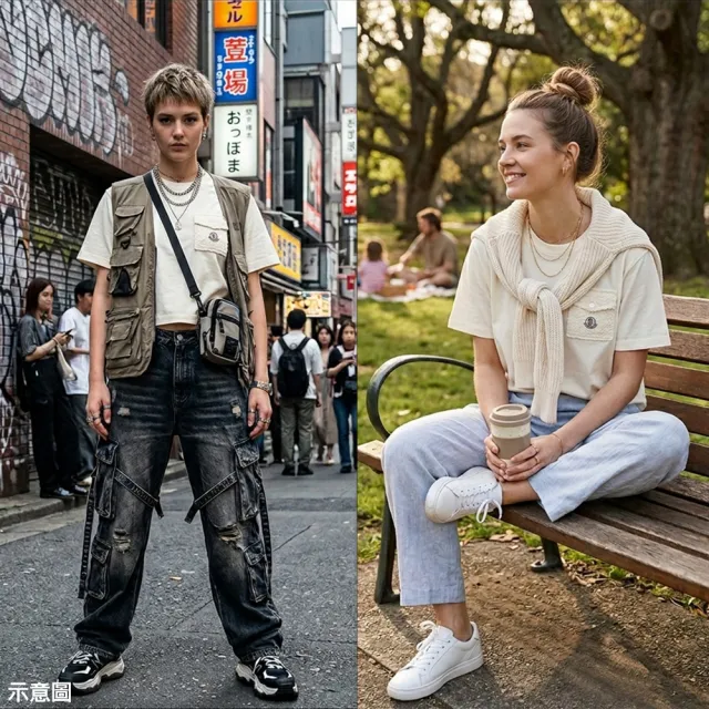 【MONCLER】MONCLER 毛呢細節口袋純棉短袖圓領T恤(白/女款)