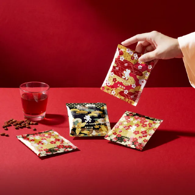 【cama cafe】層層祝福浸泡式精品咖啡禮盒-堅果王國/真果森林/花影柑露(8gx12入/盒;共36入)