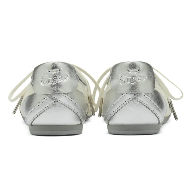 【Onitsuka Tiger】鬼塚虎-銀底白虎爪紋 GYMNARINA(1182A754-020)休閒鞋