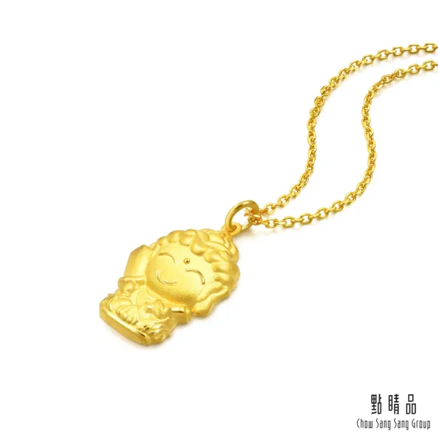 【點睛品】本命佛 文殊菩薩黃金吊墜_計價黃金(生肖兔)