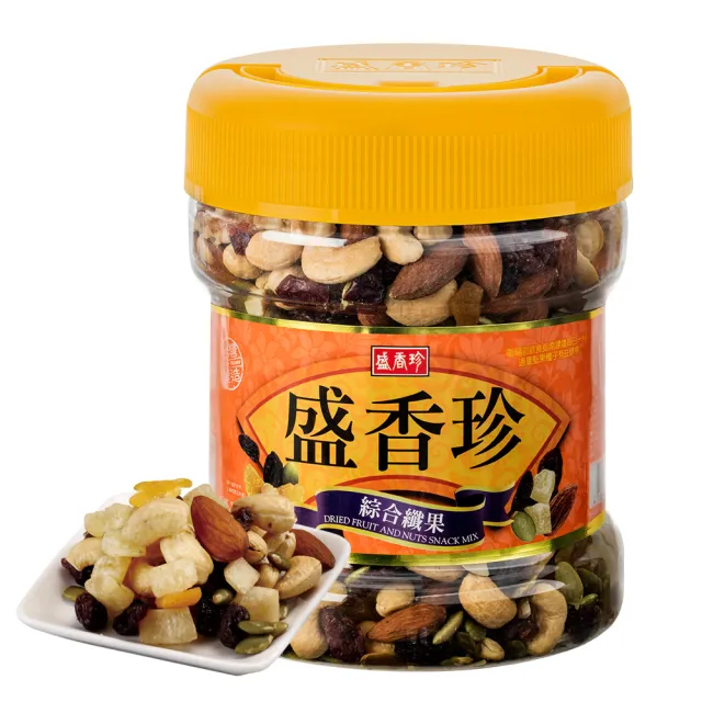 【盛香珍】堅果桶x2桶組 (開心果420g/綜合纖果580g) 口味任選