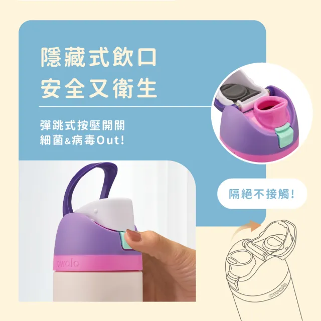 【Owala】Freesip三層不鏽鋼保溫杯｜專利雙飲口｜-480ml/16oz(彈蓋真空/保溫保冰杯/運動水壺/絕飲杯)