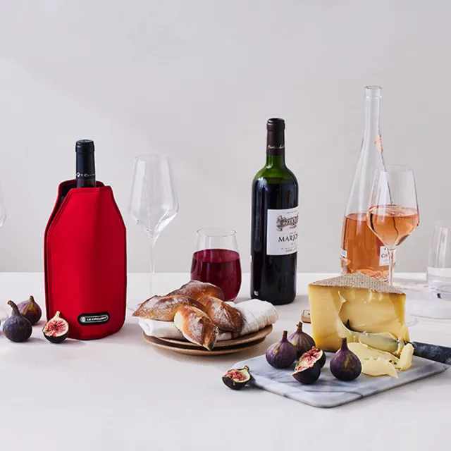 【Le Creuset】WA126 葡萄酒保冷套(火焰橘)