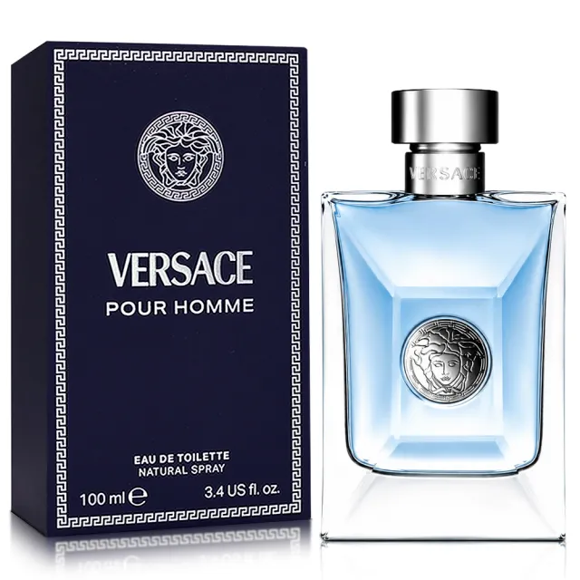 【VERSACE 凡賽斯】經典男性淡香水100ml(專櫃公司貨)