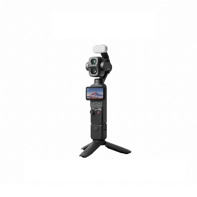 【DJI】OSMO POCKET 4P VLOG套裝 電影級手持攝影機相機 ｜廣角中焦雙鏡頭