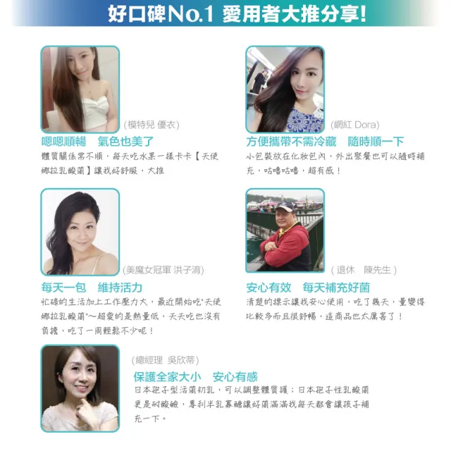 【Angel LaLa 天使娜拉】日本專利比菲德氏菌+半乳寡糖益生菌x3盒(30包/盒/益生菌/賴雅妍代言)