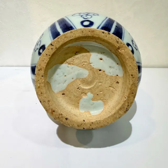 【創藝工坊】早期景德鎮青花瓶 雙耳螭龍瓶(老物 青花瓷 瓷器 景德鎮)