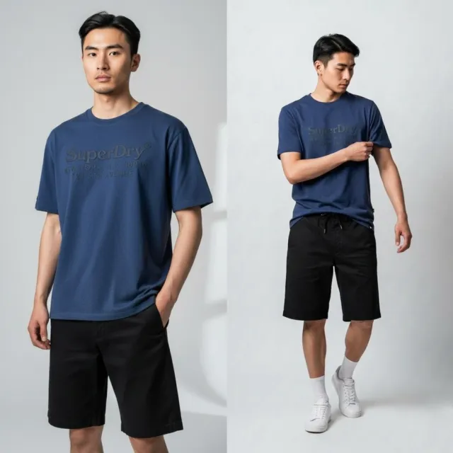 【Superdry】極度乾燥 低調藍 短T superdry 冒險魂 短袖 T恤 @9301