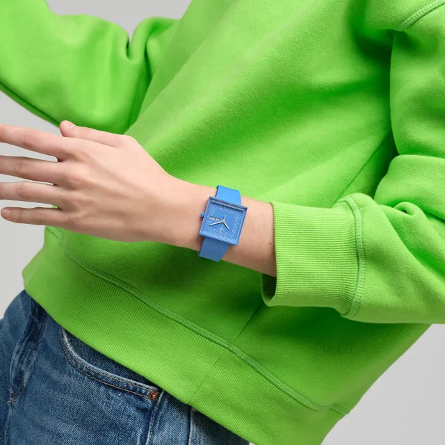【SWATCH】WHAT IF...SKY? 經典手錶/方形錶/女錶/瑞士製造 SO34S700(34mm)