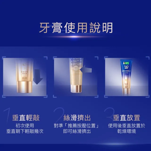 【DARLIE 好來】全亮白深導極煥白雙管牙膏100gx2入(1天/美白/亮白)