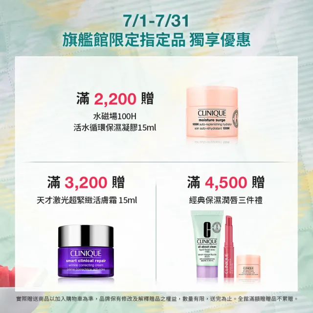 【CLINIQUE 倩碧】三步驟溫和潔膚水200ml