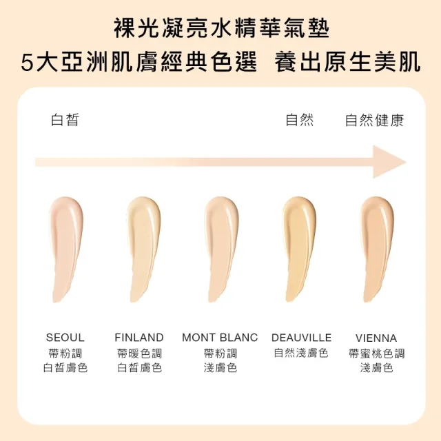 【NARS】官方直營 裸光凝亮水精華氣墊粉餅/小光圈(買就送 妝點花樣版氣墊粉盒)